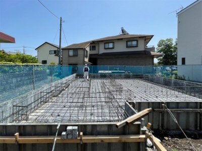 基礎工事！配筋検査完了しました！@富士市天間