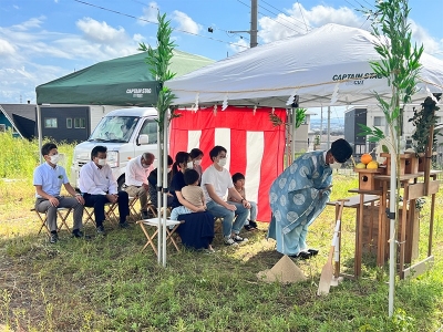 祝♪地鎮祭を執り行いました@富士市大淵