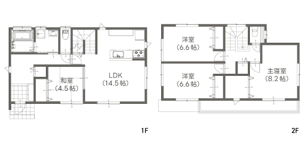 ONE’S PACK+32坪4LDK参考プラン間取り