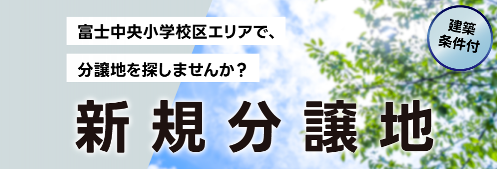 富士中央小学校売土地 分譲地情報